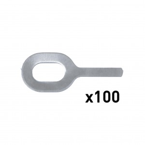 100 Прямых колец № 4 Al-Special ep. 1,5 мм для SPOT ARCPULL GYS 059559